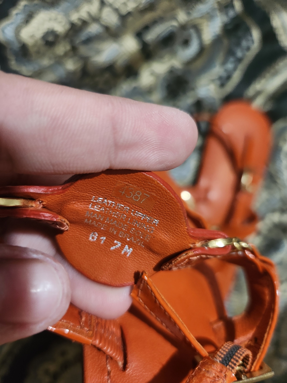 Tory Burch Miller Sandals in Bright Orange - Picture 5 of 8